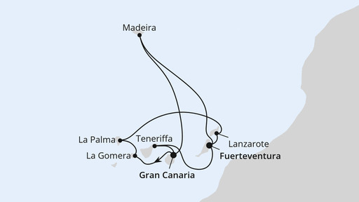 Grosse Kanarenrundreise und Madeira